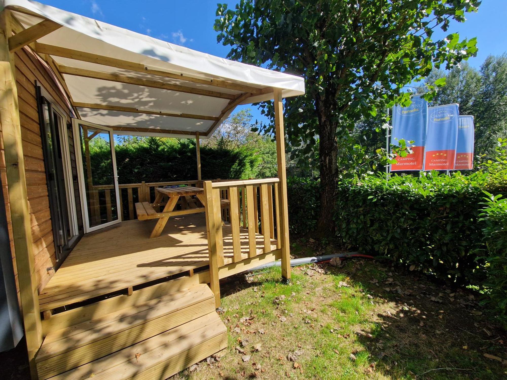 Camping Paradis Marmotel Saint-Geniez-dʼOlt Exterior foto